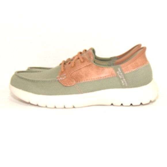 Skechers Women's Slip-ins On-the-GO Flex Shoes - Palmilla - Olive – Size: 6 - Picture 7 of 10
